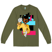 Army Green powerline   black lives matter   powerline goofy movie Long Sleeve Tee - linhVisuals