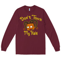 Burgundy susie carmichael   dont touch my hair Long Sleeve Tee - linhVisuals