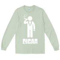 Matcha cigar smoker Long Sleeve Tee - linhVisuals