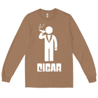Toasted Coconut cigar smoker Long Sleeve Tee - linhVisuals