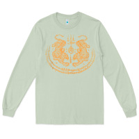 Matcha twin tiger sak yant tattoo muay thai thailand martial art tank top Long Sleeve Tee - linhVisuals