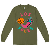 Army Green Los Spurs Long Sleeve Tee - linhVisuals