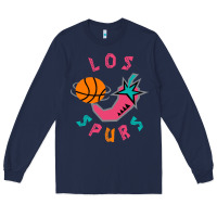 Navy Los Spurs Long Sleeve Tee - linhVisuals