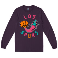 Plum Los Spurs Long Sleeve Tee - linhVisuals