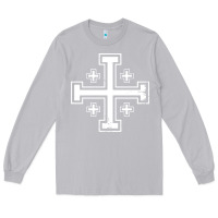 Moon Dust crusader cross of jerusalem knights templa Long Sleeve Tee - linhVisuals
