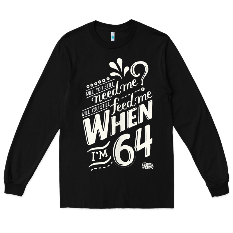 Lyrics By Lennon And Mccartney   When I'm 64 Tank Top Long Sleeve Tee by linhVisuals | Teevron