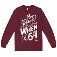 Burgundy lyrics by lennon and mccartney   when i'm 64 tank top Long Sleeve Tee - linhVisuals