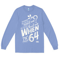 Colony Blue lyrics by lennon and mccartney   when i'm 64 tank top Long Sleeve Tee - linhVisuals