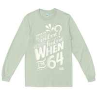 Matcha lyrics by lennon and mccartney   when i'm 64 tank top Long Sleeve Tee - linhVisuals