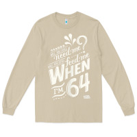 Mushroom lyrics by lennon and mccartney   when i'm 64 tank top Long Sleeve Tee - linhVisuals