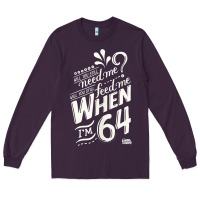 Plum lyrics by lennon and mccartney   when i'm 64 tank top Long Sleeve Tee - linhVisuals