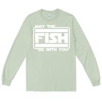 Matcha May The Fish Be With You Fishing3 Long Sleeve Tee - linhVisuals