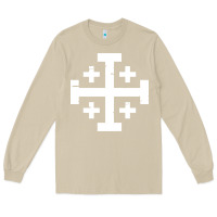 Mushroom crusader cross of jerusalem Long Sleeve Tee - linhVisuals