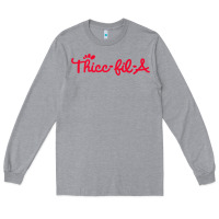 Heather Grey women funny thicc thick fil a curvy women girlfriend premium t shirt Long Sleeve Tee - linhVisuals