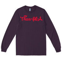 Plum women funny thicc thick fil a curvy women girlfriend premium t shirt Long Sleeve Tee - linhVisuals