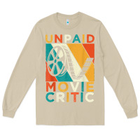 Mushroom unpaid movie critic shirt film cinema motion picture fan t shirt Long Sleeve Tee - linhVisuals