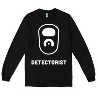 Black detectorist Long Sleeve Tee - linhVisuals