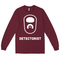 Burgundy detectorist Long Sleeve Tee - linhVisuals
