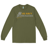 Army Green us navy seabees we build, we fight us navy sweatshirt Long Sleeve Tee - linhVisuals
