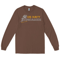 Chestnut us navy seabees we build, we fight us navy sweatshirt Long Sleeve Tee - linhVisuals