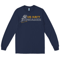 Navy us navy seabees we build, we fight us navy sweatshirt Long Sleeve Tee - linhVisuals