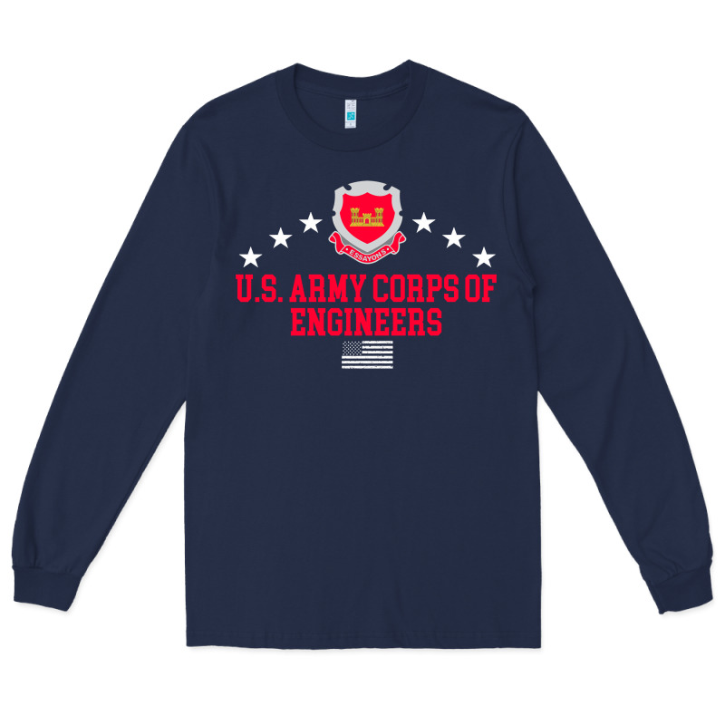 Us Army Corps Of Engineers (usace) Pullover Hoodie Long Sleeve Tee by linhVisuals | Teevron
