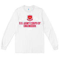White us army corps of engineers (usace) pullover hoodie Long Sleeve Tee - linhVisuals