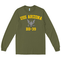 Army Green uss arizona bb 39 battleship t shirt Long Sleeve Tee - linhVisuals