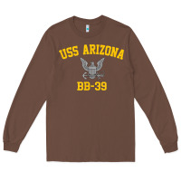 Chestnut uss arizona bb 39 battleship t shirt Long Sleeve Tee - linhVisuals
