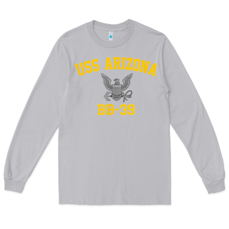 Uss Arizona Bb 39 Battleship T Shirt Long Sleeve Tee by linhVisuals | Teevron