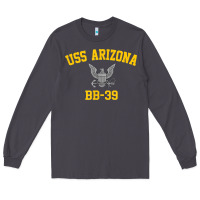 Smoke uss arizona bb 39 battleship t shirt Long Sleeve Tee - linhVisuals
