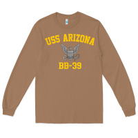 Toasted Coconut uss arizona bb 39 battleship t shirt Long Sleeve Tee - linhVisuals