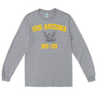 Heather Grey uss arizona bb 39 battleship t shirt Long Sleeve Tee - linhVisuals