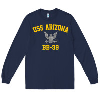 Navy uss arizona bb 39 battleship t shirt Long Sleeve Tee - linhVisuals
