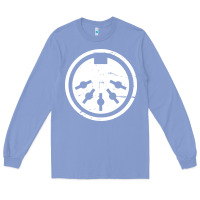 Colony Blue distressed midi plug synthesizer Long Sleeve Tee - linhVisuals