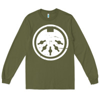 Army Green distressed midi plug synthesizer Long Sleeve Tee - linhVisuals
