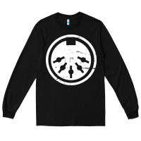 Black distressed midi plug synthesizer Long Sleeve Tee - linhVisuals