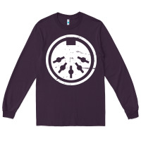 Plum distressed midi plug synthesizer Long Sleeve Tee - linhVisuals