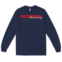 Navy SCARAB RACING BOATS Long Sleeve Tee - linhVisuals