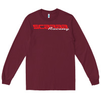 Burgundy SCARAB RACING BOATS Long Sleeve Tee - linhVisuals