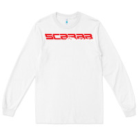 White SCARAB RACING BOATS Long Sleeve Tee - linhVisuals