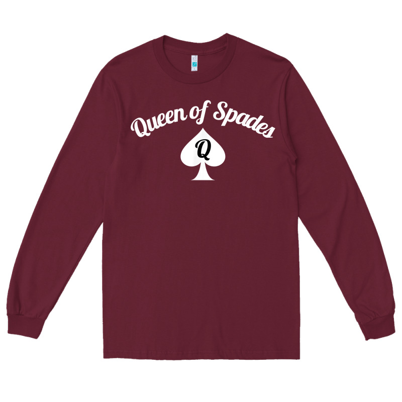 Queen Of Spades Clothes For Women   Qos Tee T Shirt Long Sleeve Tee by linhVisuals | Teevron