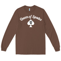 Chestnut queen of spades clothes for women   qos tee t shirt Long Sleeve Tee - linhVisuals