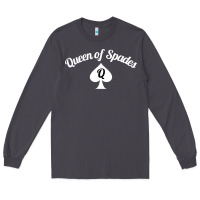 Smoke queen of spades clothes for women   qos tee t shirt Long Sleeve Tee - linhVisuals