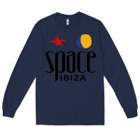 Navy Space Ibiza Long Sleeve Tee - linhVisuals