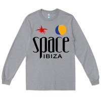 Heather Grey Space Ibiza Long Sleeve Tee - linhVisuals