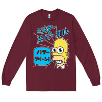 Burgundy Sparkle simpsons Long Sleeve Tee - linhVisuals