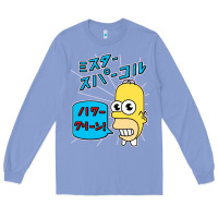Colony Blue Sparkle simpsons Long Sleeve Tee - linhVisuals