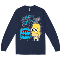 Navy Sparkle simpsons Long Sleeve Tee - linhVisuals