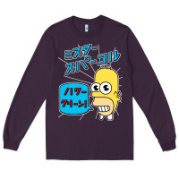 Plum Sparkle simpsons Long Sleeve Tee - linhVisuals